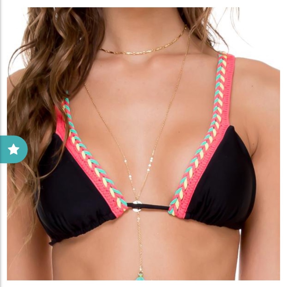 Luli Fama Bikini Top, size Small